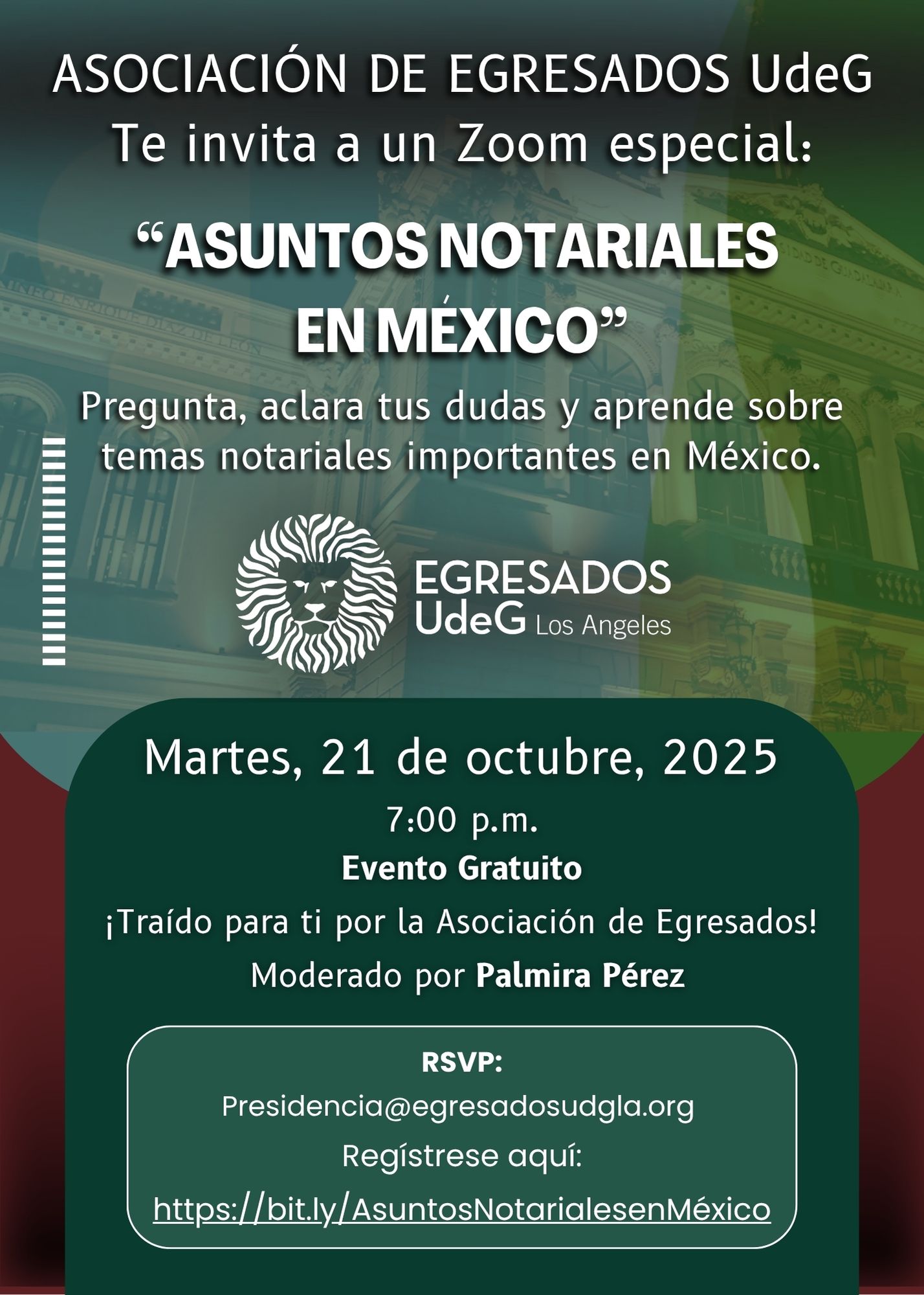 “Asuntos Notariales  de México desde el Extranjero”